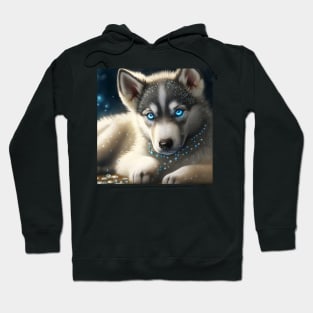 Glowy Wolfdog Puppy Hoodie